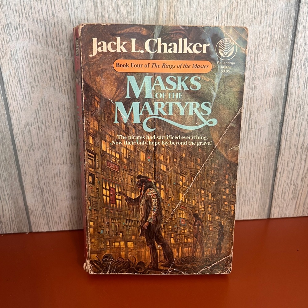 Masks of the Martyrs Jack L Chalker Rings of the Master Book 4 1st Ed 1988 PB